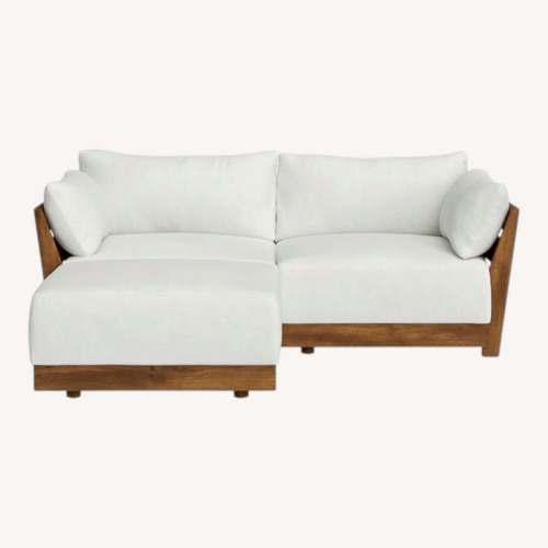 Used Inside Weather Bondi Cream Modular Sectional for sale on AptDeco