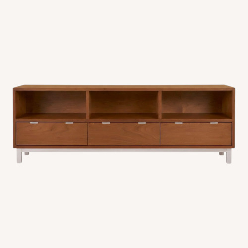 Used Room & Board Walnut Wood Media Storage for sale on AptDeco