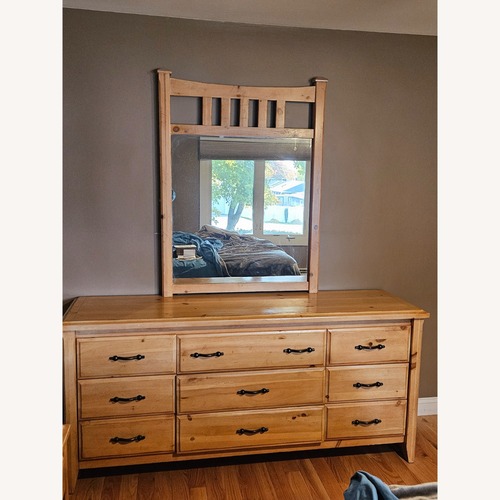 Used Light Brown Wood Dresser for sale on AptDeco