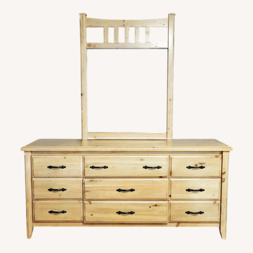 Used Light Brown Wood Dresser for sale on AptDeco