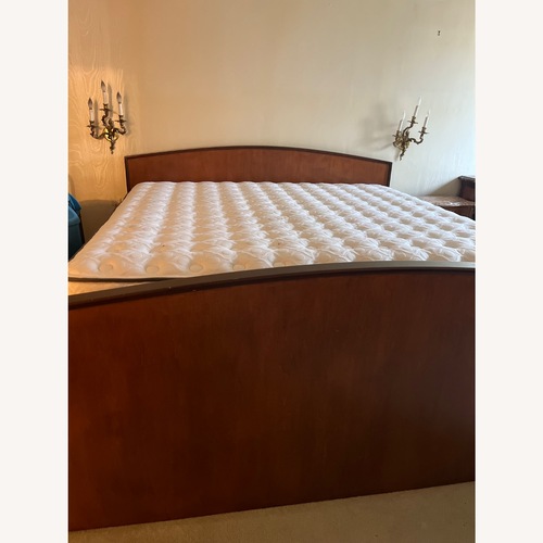 Used Custom Made King Bed with 4 XXL Storage Drawers for sale on AptDeco
