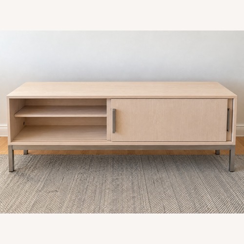 Used Room & Board Smith Media Cabinet with Sliding Doors for sale on AptDeco