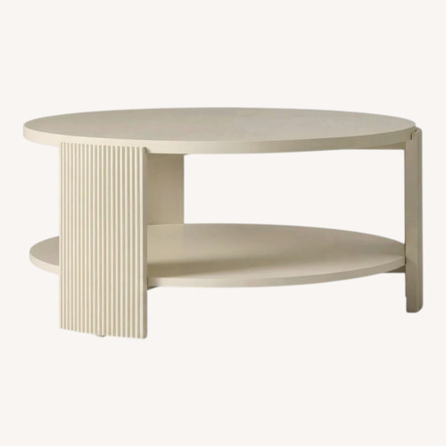Used West Elm Round Coffee Table for sale on AptDeco