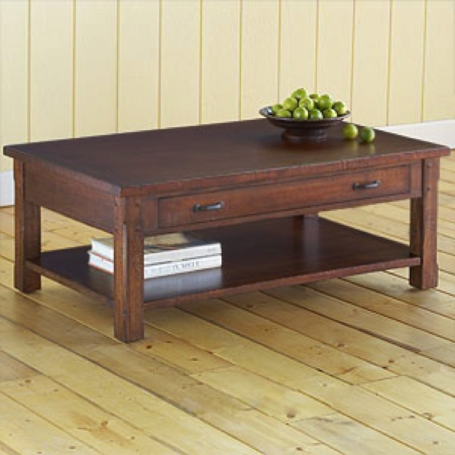 World Market Dark Brown Wood Coffee Table - image-6