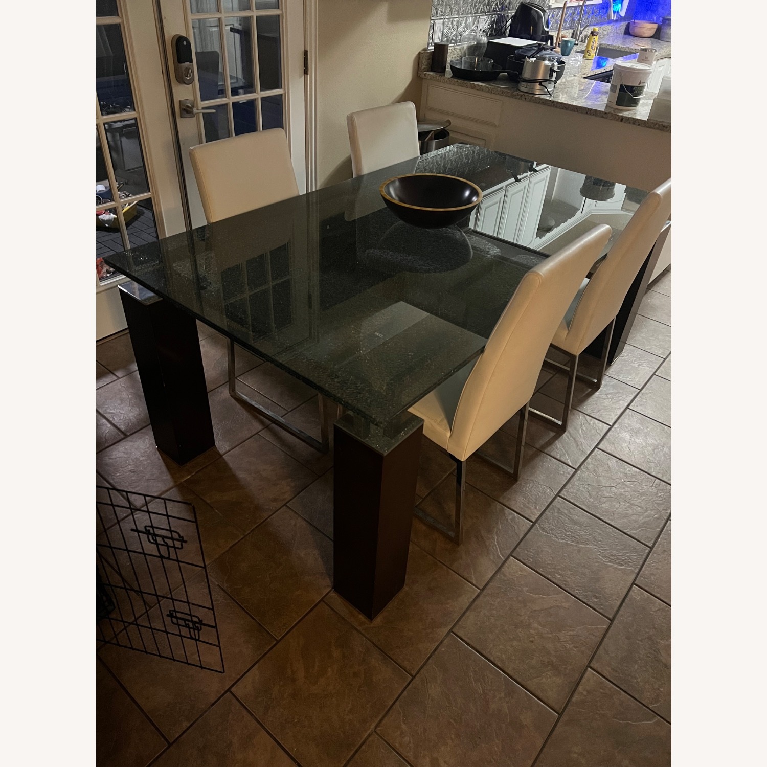 Star International Tiffany Glass Dining Table Set - image-2