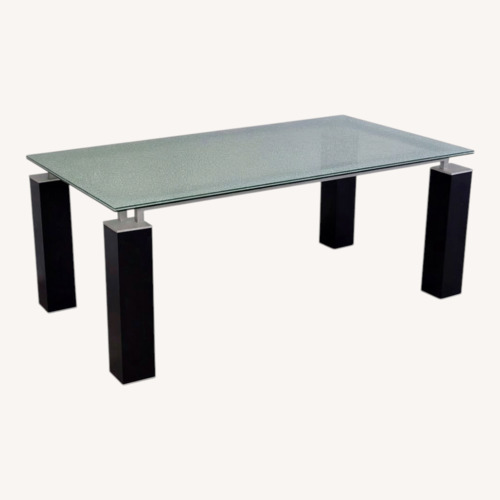 Used Star International Tiffany Glass Dining Table Set for sale on AptDeco