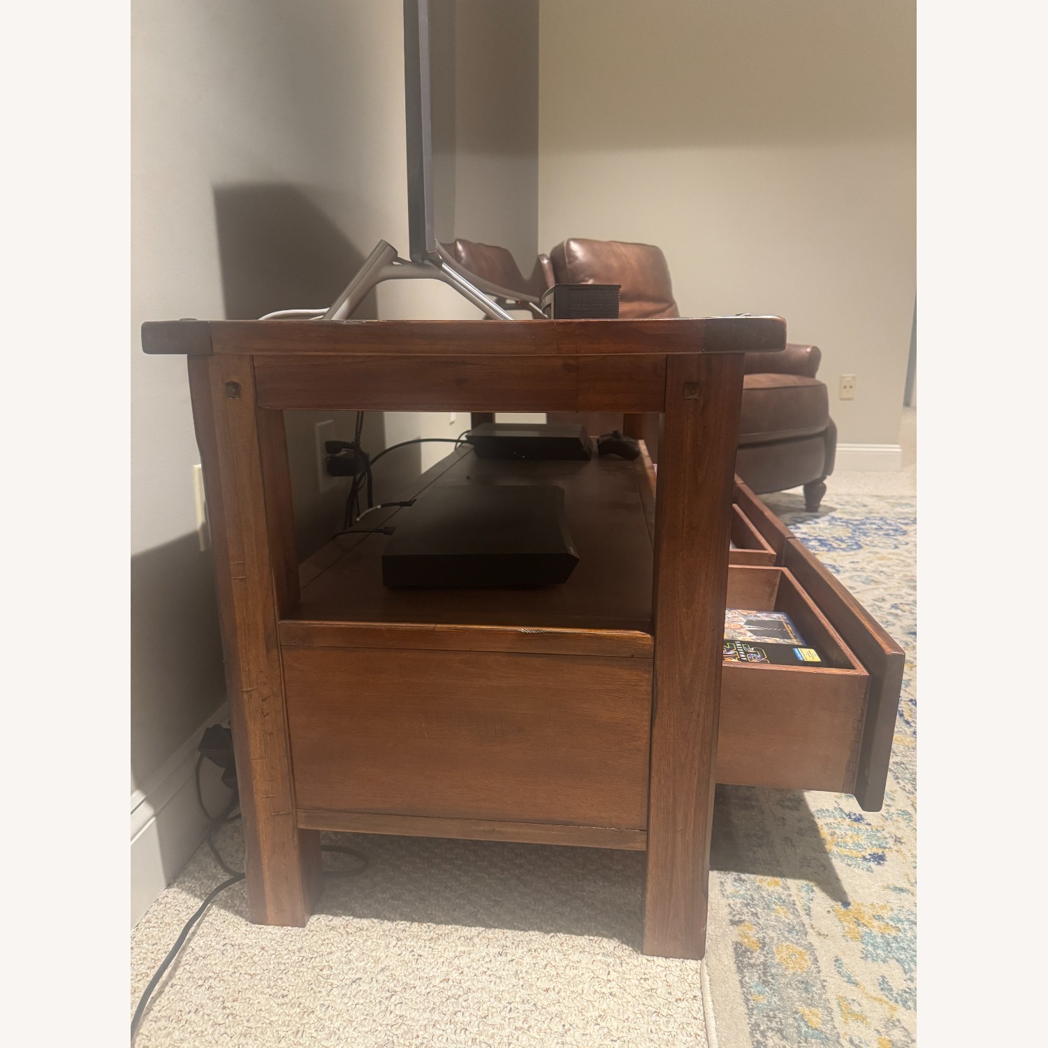 World Market Dark Brown Console Table - image-3
