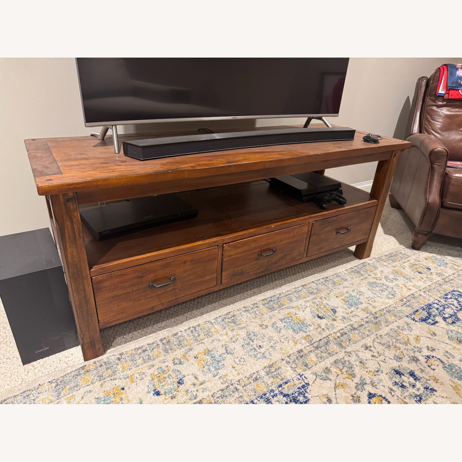 World Market Dark Brown Console Table - image-2