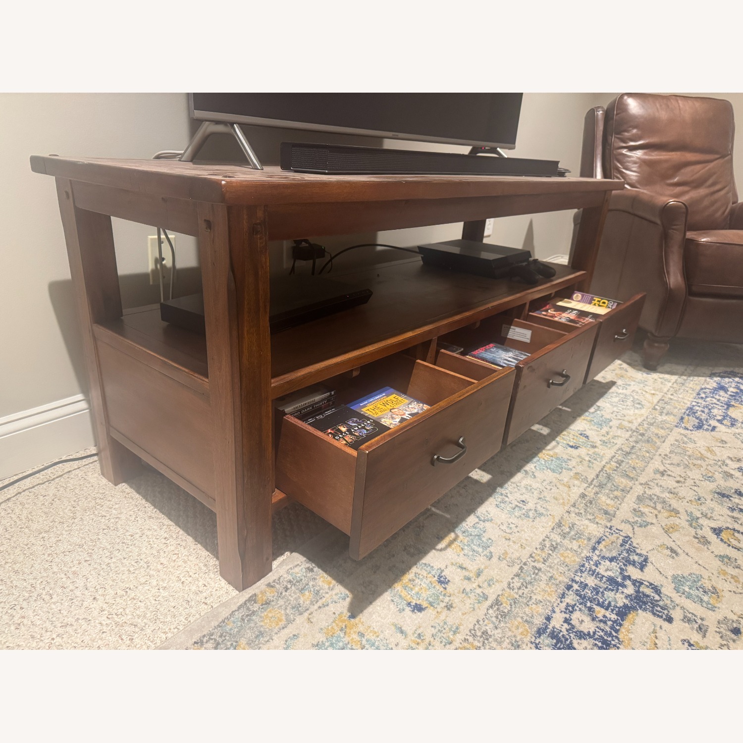 World Market Dark Brown Console Table - image-4
