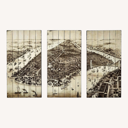 Used Vintage/Antique Wood Wall Art for sale on AptDeco