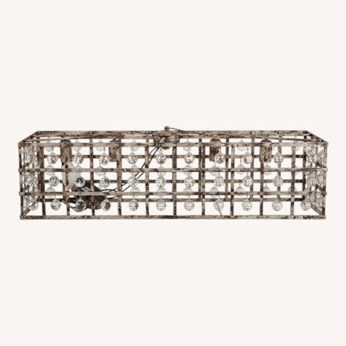 Used La Cage Rectangular Chandelier Light  for sale on AptDeco