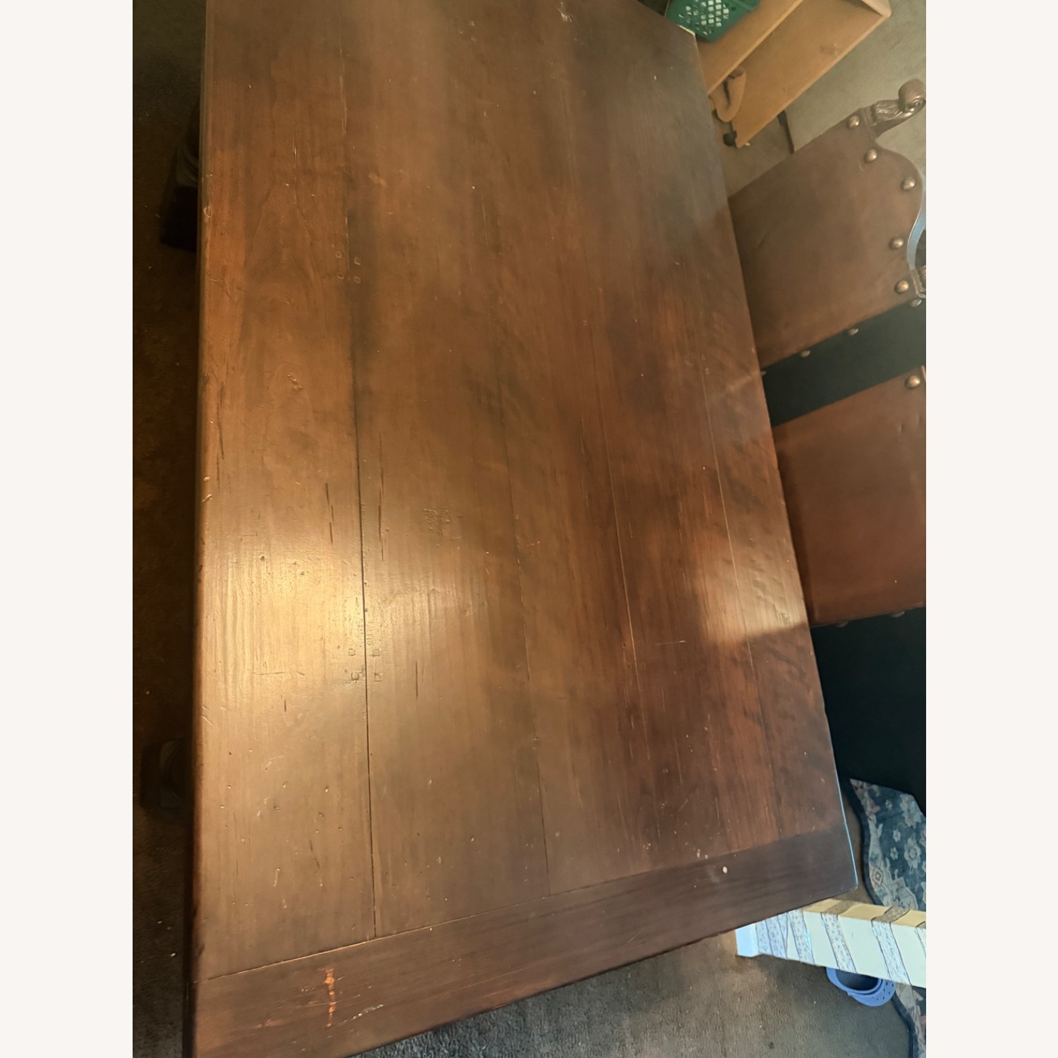 Vintage/Antique Dark Brown Dining Table - image-4