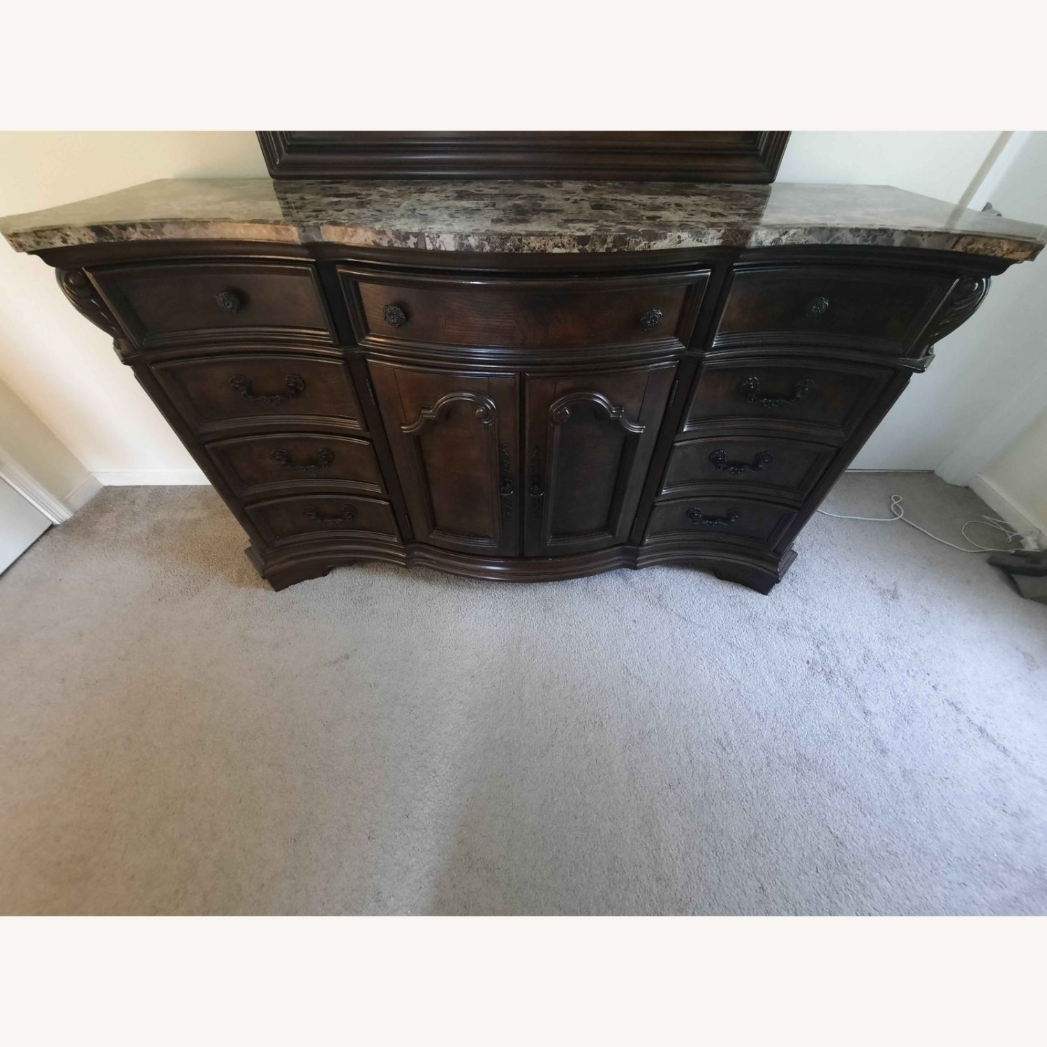 Marble Top Dresser  - image-2