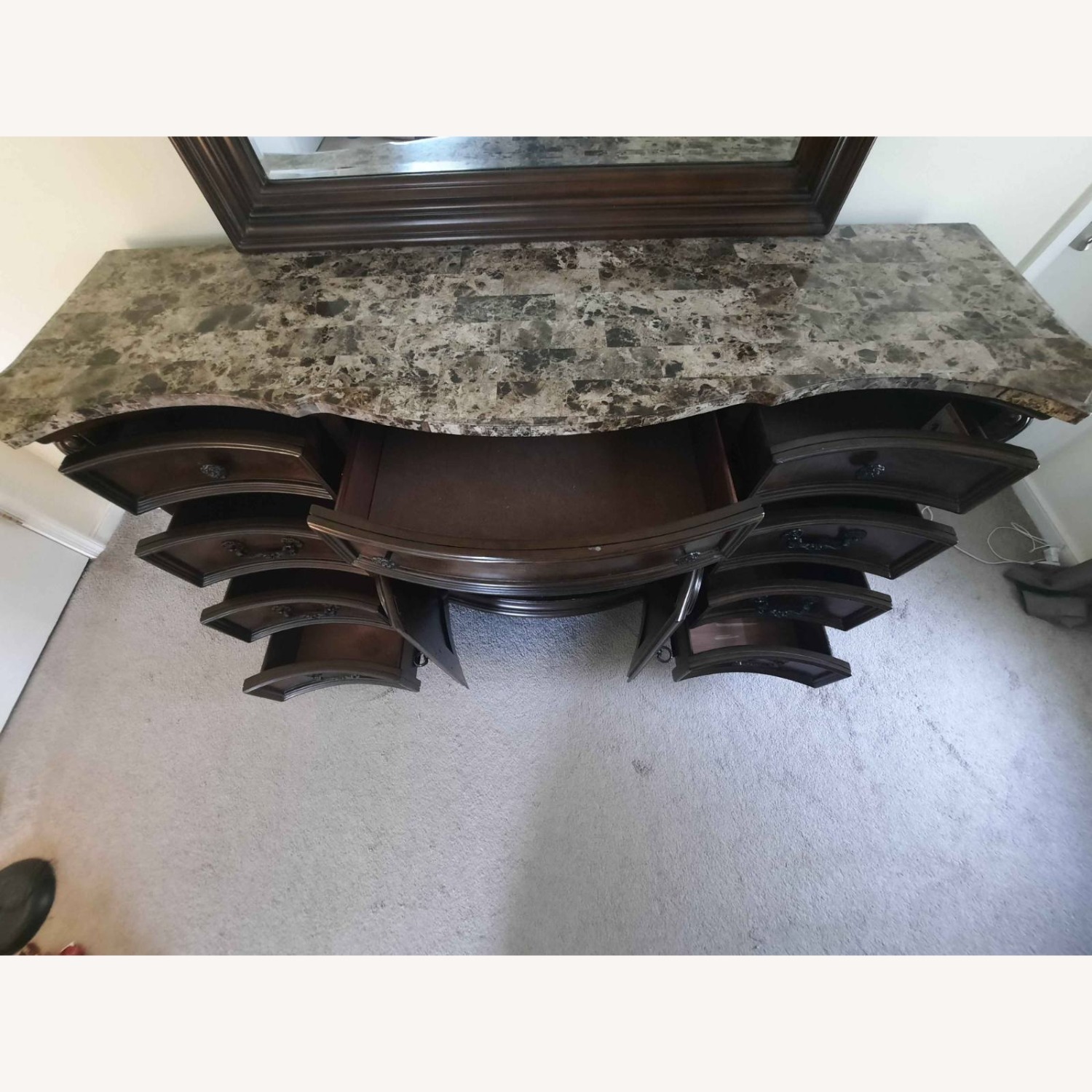 Marble Top Dresser  - image-4