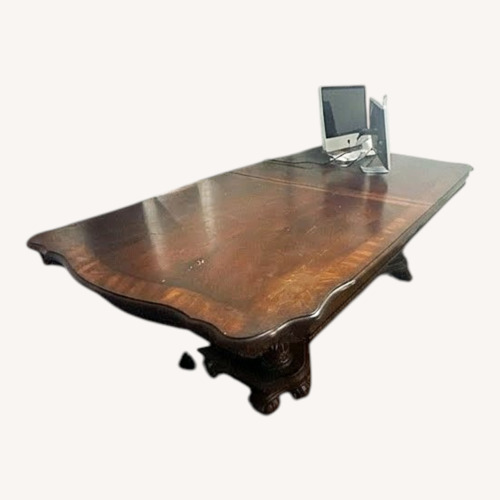 Used Vintage/Antique Finds Dark Brown Dining Table for sale on AptDeco