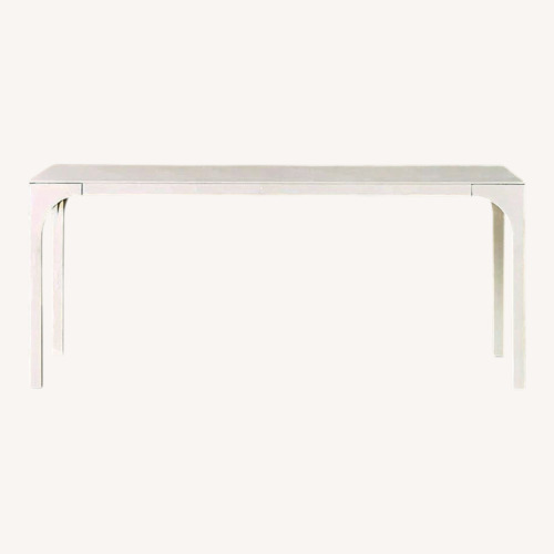 Used CB2 Aqua Virgo 72" Rectangular White Dining Table for sale on AptDeco
