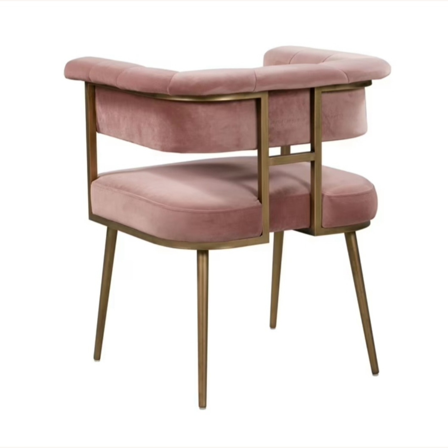 TOV Furniture Pink Velvet Accent Chairs, Set of 4 - image-1