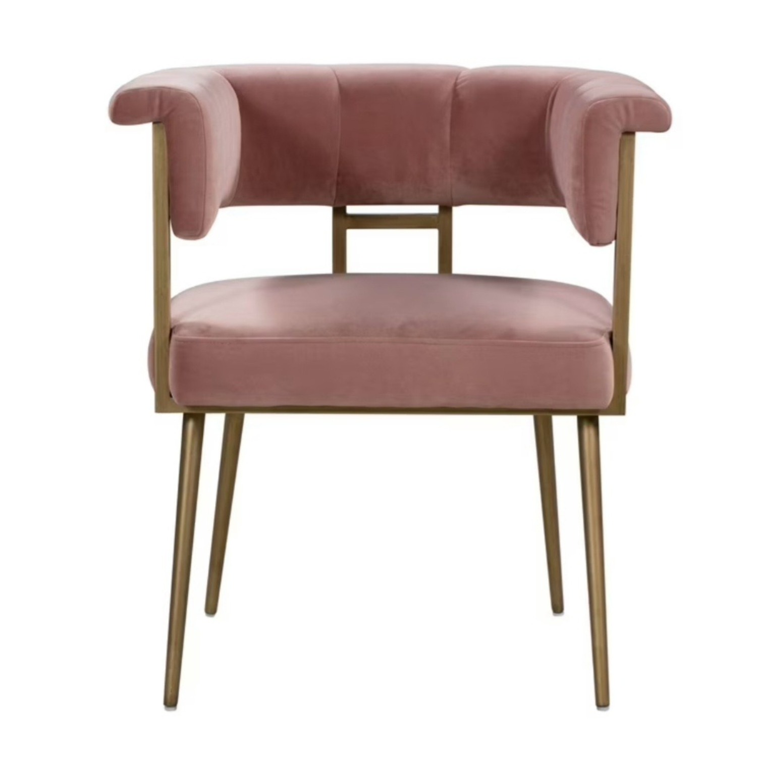 TOV Furniture Pink Velvet Accent Chairs, Set of 4 - image-2