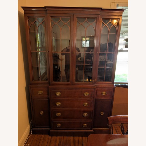 Used 1940s Vintage Mahogany China Cabinet R-Way for sale on AptDeco