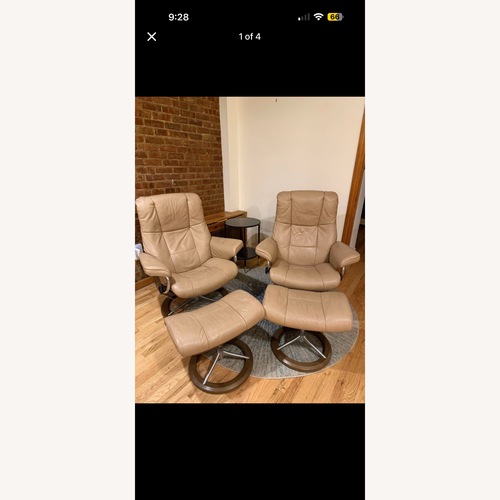 Used  Stressless Mayfair Recliner Chairs 2 for sale on AptDeco