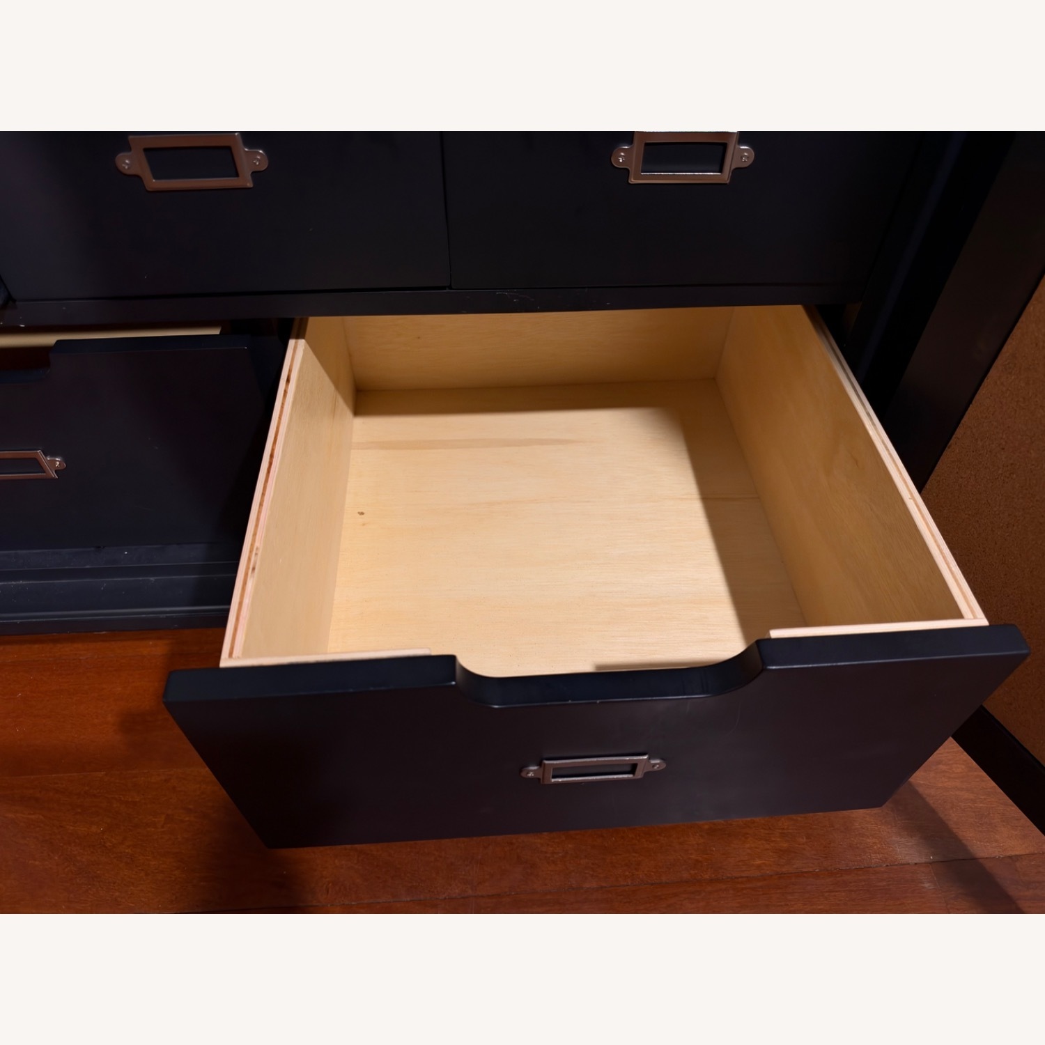 Pottery Barn Kids Black Wood Armoire - image-4