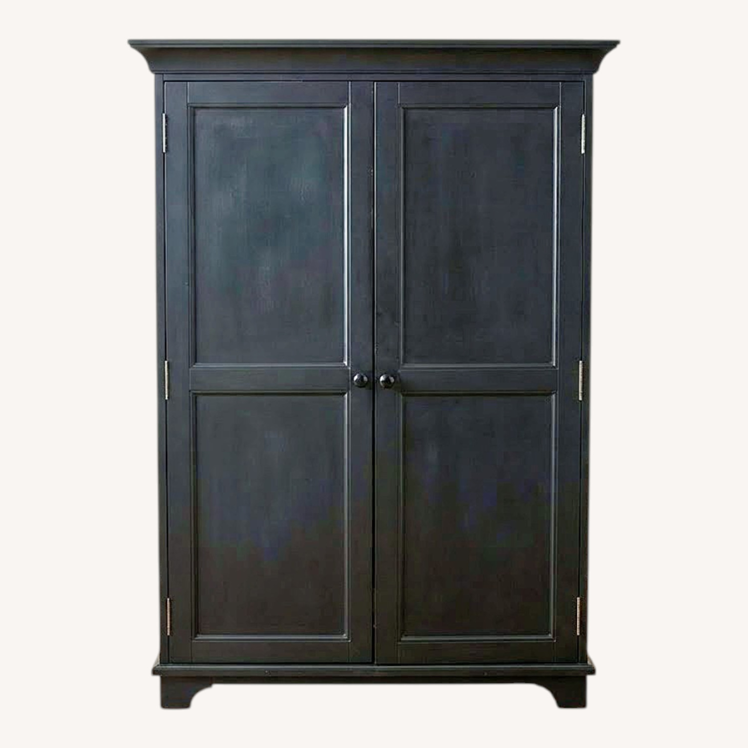 Pottery Barn Kids Black Wood Armoire - image-0