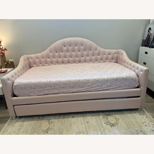 Used Restoration Hardware:Reese Tufted Daybed w Trundle for sale on AptDeco