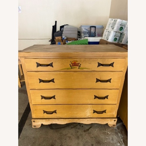Used Vintage 1930 Spanish Revival Dresser/Side Table for sale on AptDeco