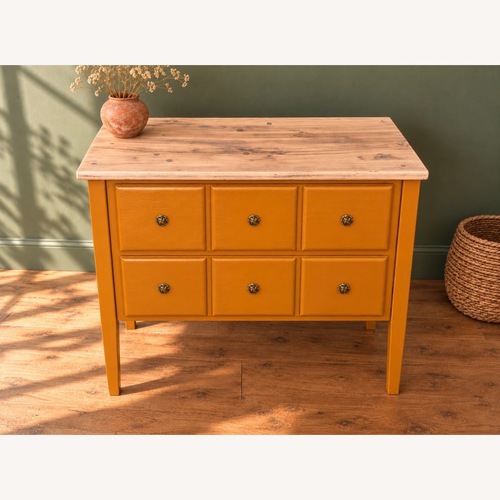 Used Rustic Boho Console Entryway Table for sale on AptDeco