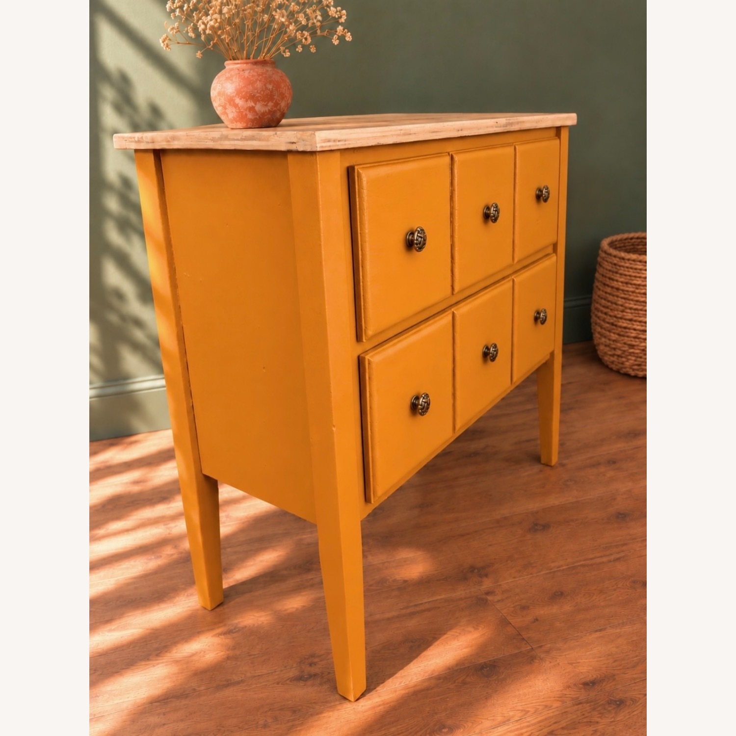 Rustic Boho Console Entryway Table - image-7