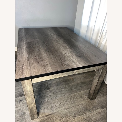 Used Rustic Gray Table  for sale on AptDeco
