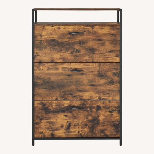 Used Wayfair Dark Brown Wood Dresser for sale on AptDeco