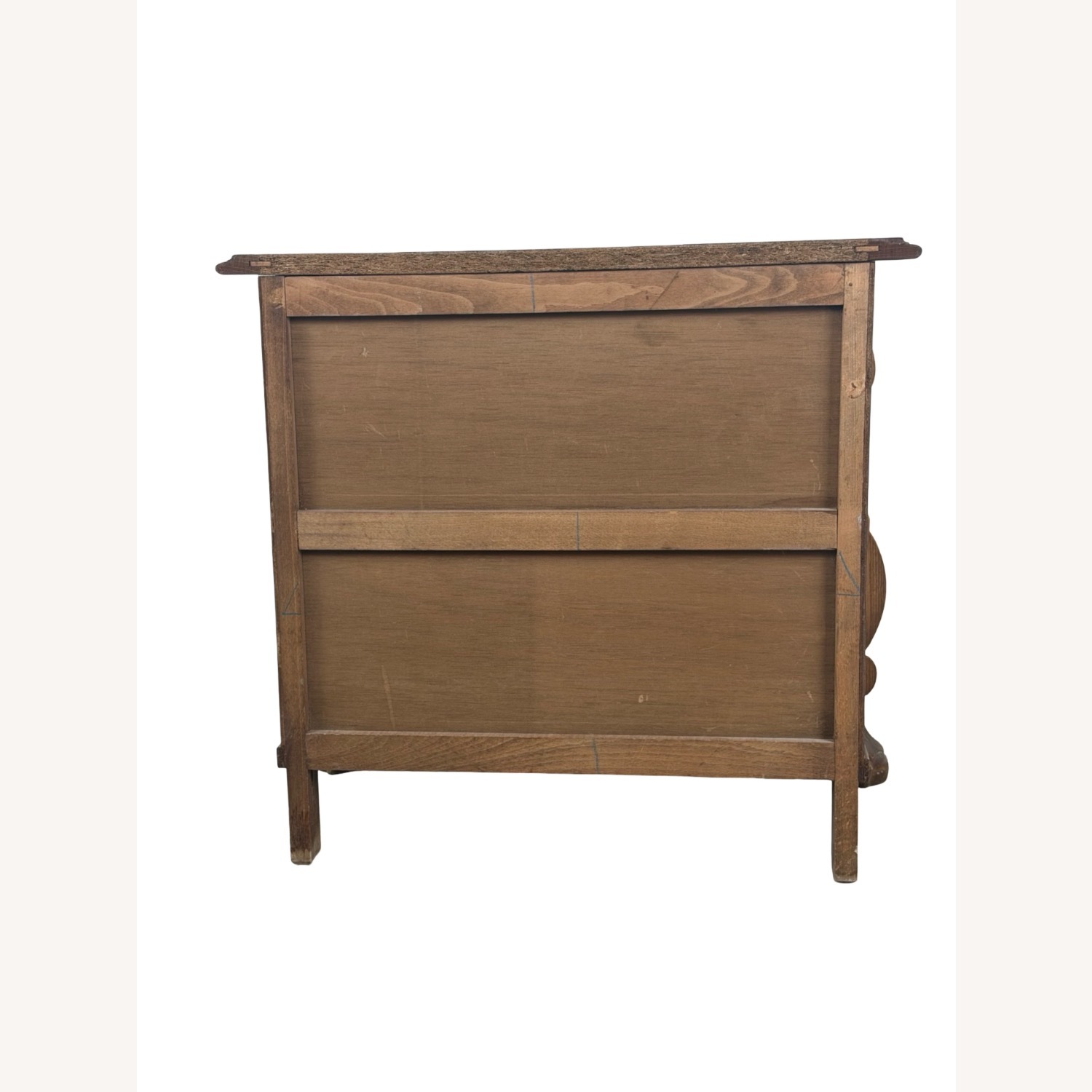 Vintage Oak Bombé Three-Drawer Chest - image-17