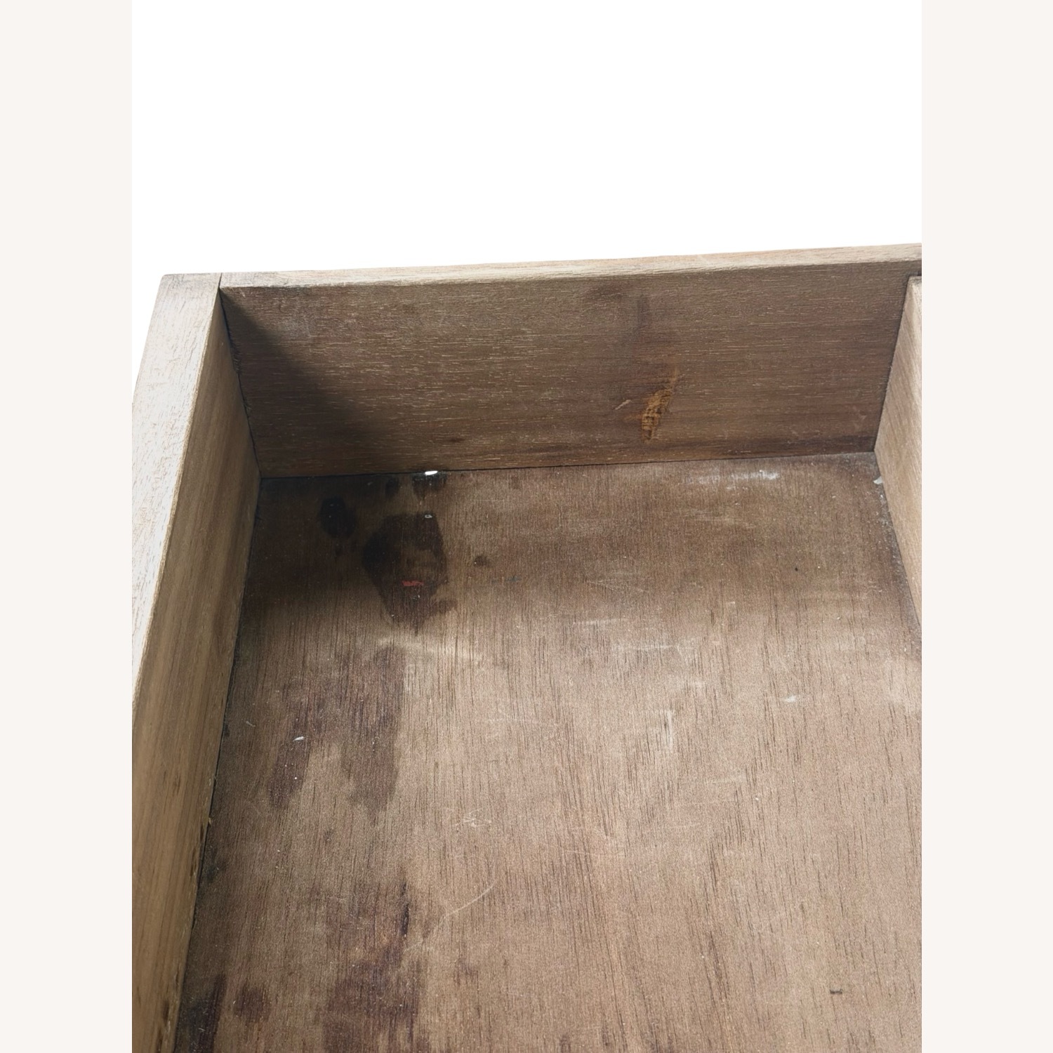 Vintage Oak Bombé Three-Drawer Chest - image-12
