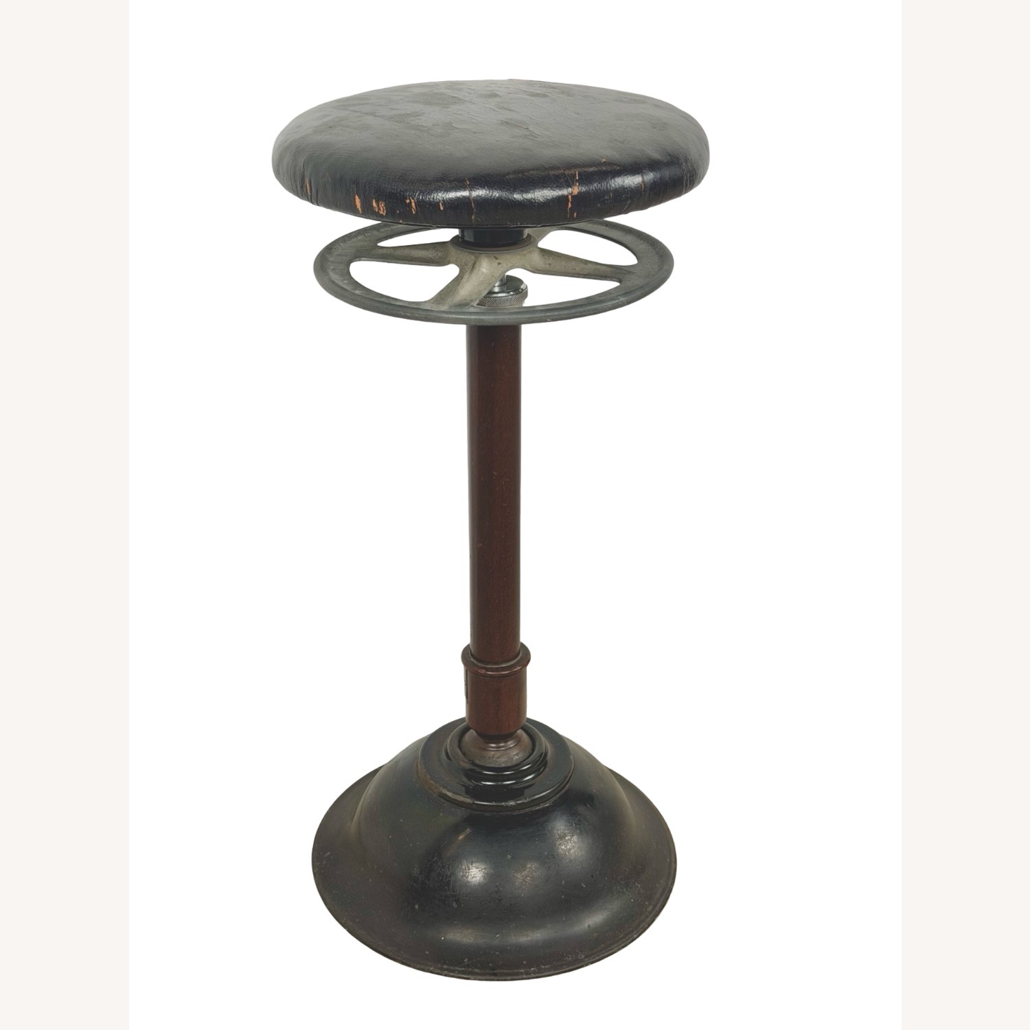 Antique Ritter Tilt and Swivel Dental Stool - image-3