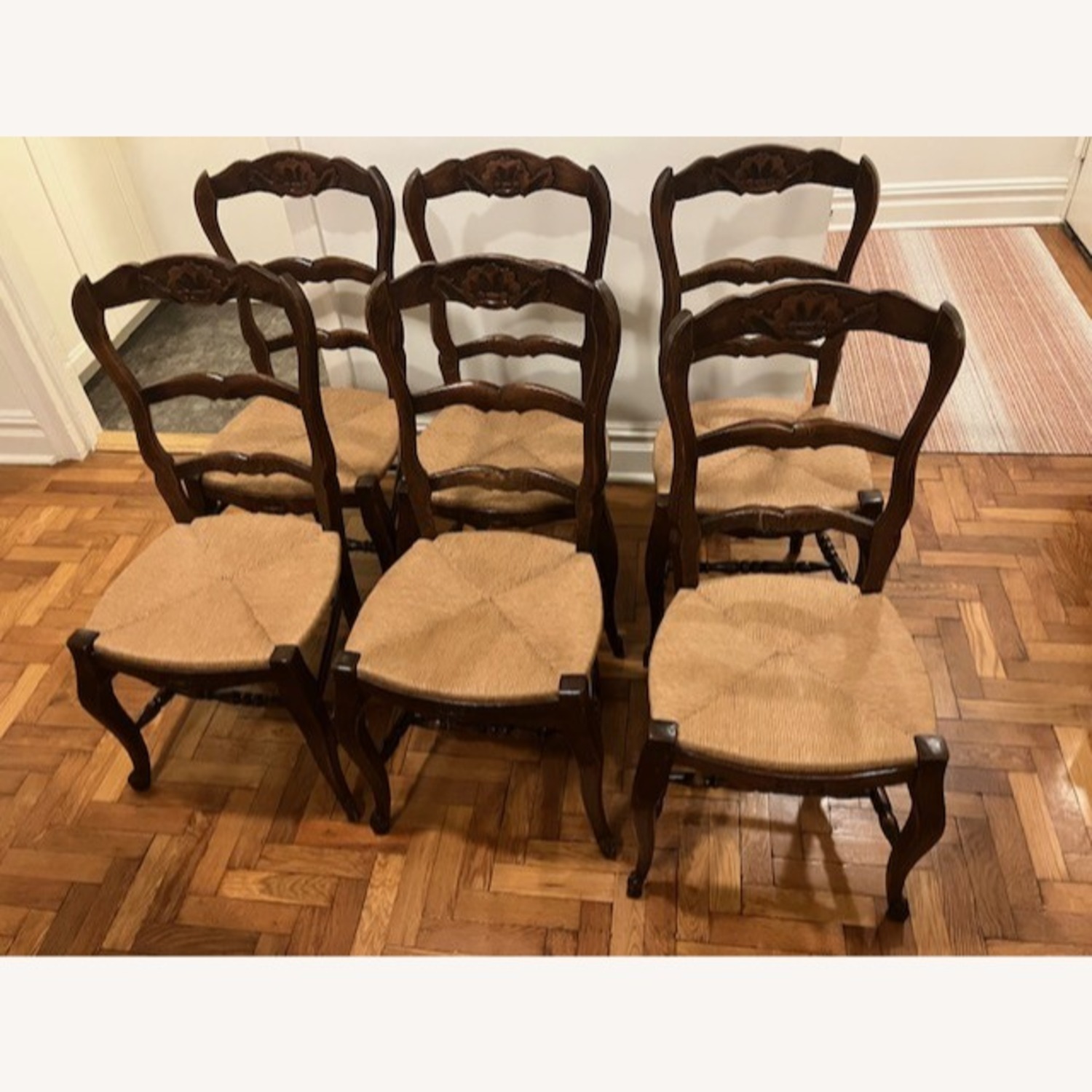 Vintage/Antique Wood Dining Chairs - image-1