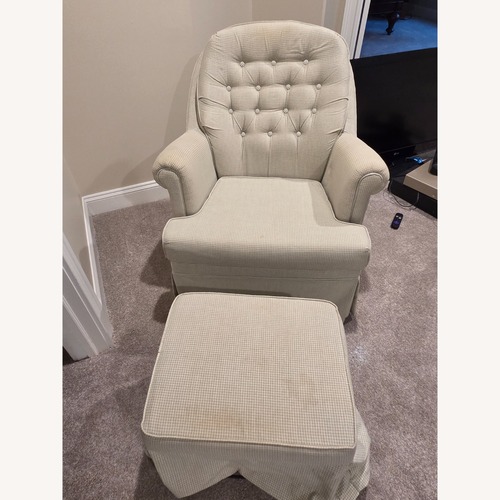 Used Glider with Ottoman for sale on AptDeco