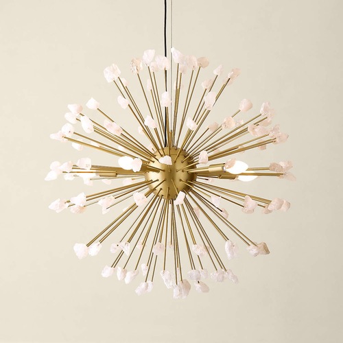 Used CB2 Ray Quartz Pendant Light for sale on AptDeco