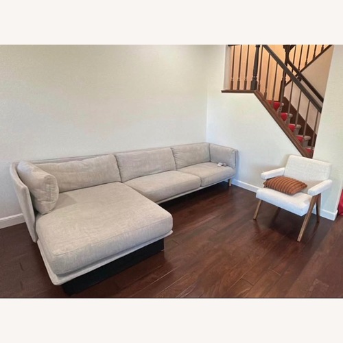 Used Crate & Barrel Wells Sectional Sofa for sale on AptDeco