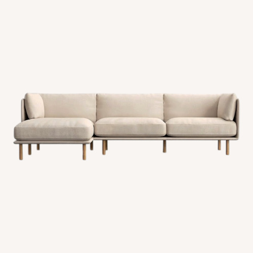 Used Crate & Barrel Wells Sectional Sofa for sale on AptDeco