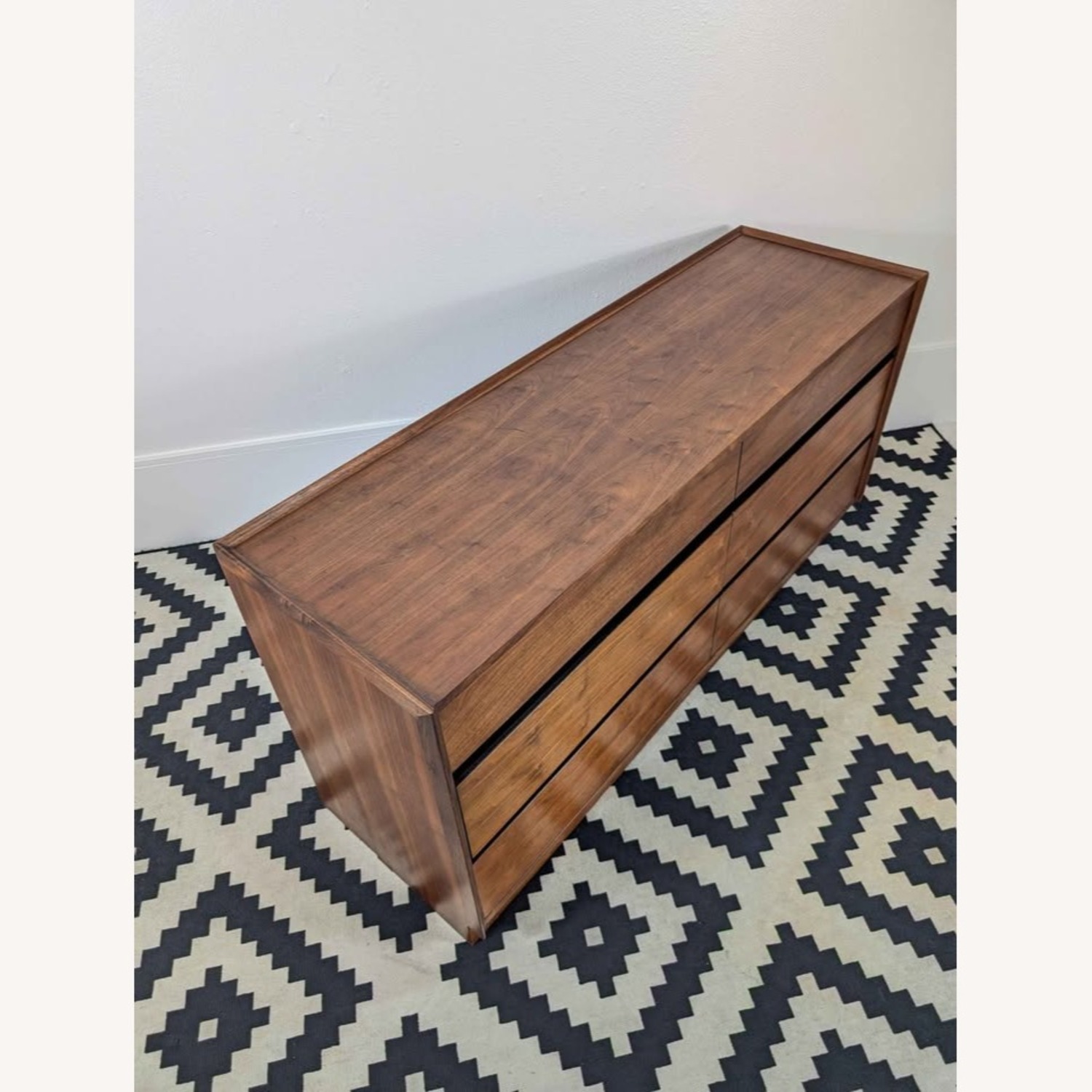 MCM 6 Drawer Walnut Dresser by Dillingham - image-4