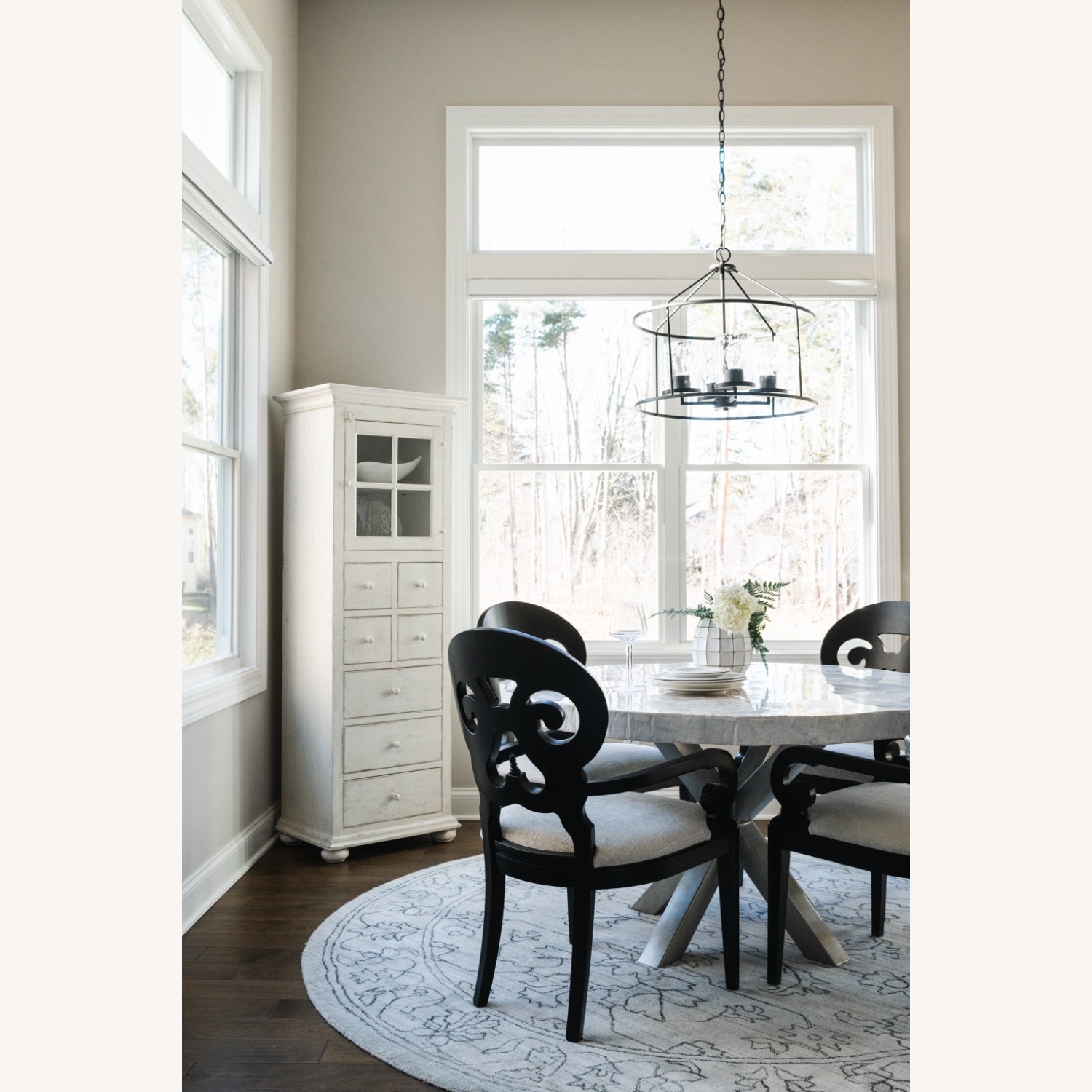 Arhaus Petra Round Dining Table in Century Marble - image-4