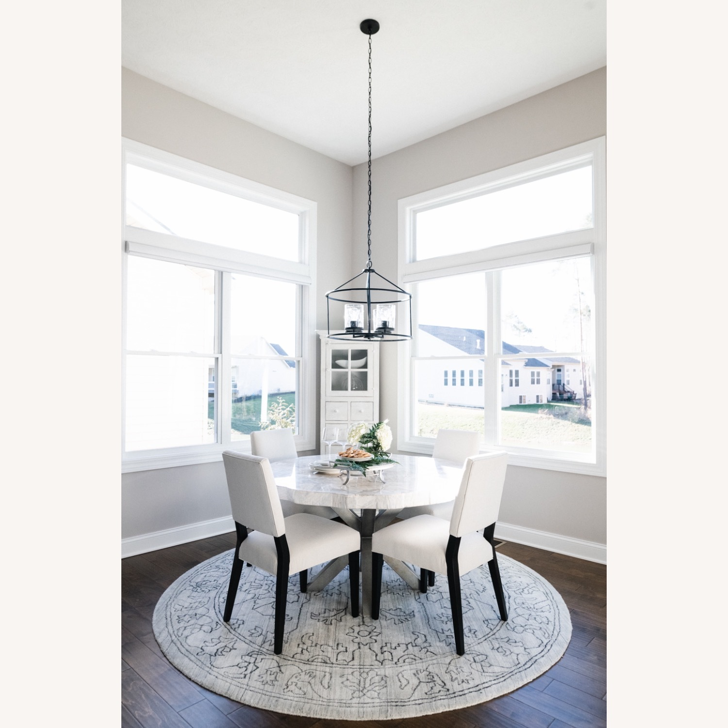 Arhaus Petra Round Dining Table in Century Marble - image-3