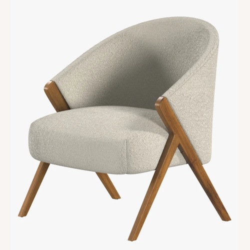 Used Zara Home Natural Wood Accent Chair for sale on AptDeco