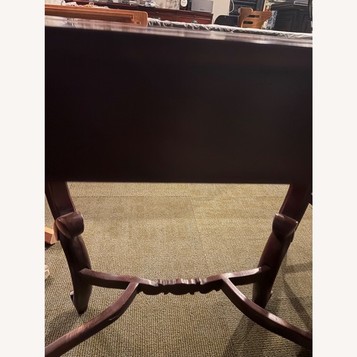 Used Vintage/Antique Finds Dark Brown Wood Side Table for sale on AptDeco
