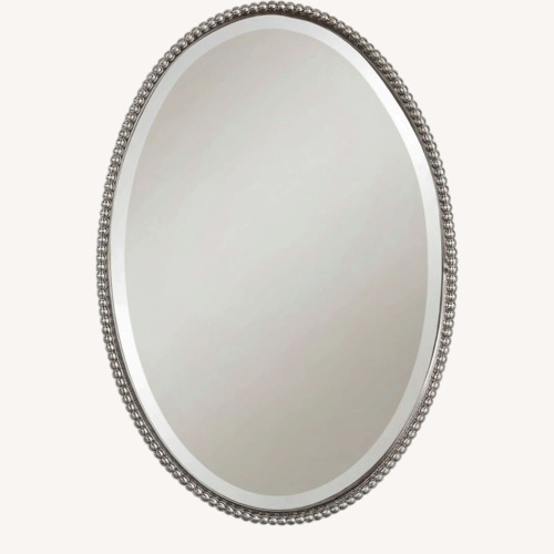 Used Uttermost Sherise 32 Inch Oval Mirror 01102 B for sale on AptDeco