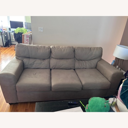 Used Grey 3 Seat Fabric Sofa for sale on AptDeco
