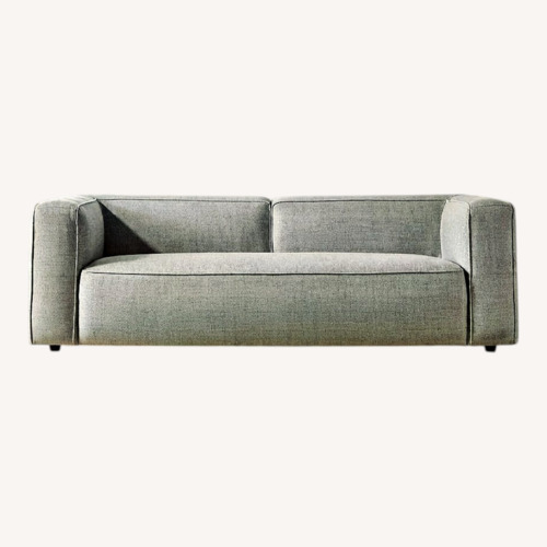 Used CB2 Lenyx 3-Seater Fabric Grey Couch - 92" for sale on AptDeco