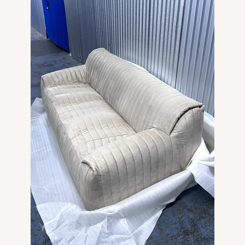 Used Cinna Sandra Sofa Suede Fabric for sale on AptDeco