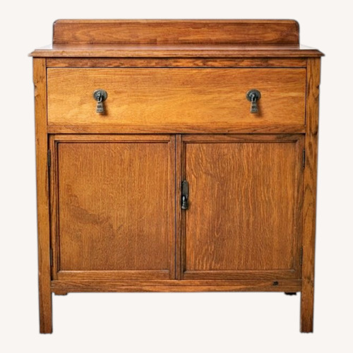 Used Antique Wooden Dry Sink Cabinet for sale on AptDeco